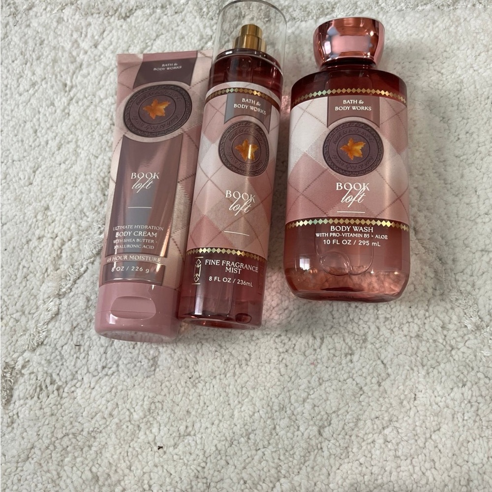 Bath & Body Works Book Loft Fragrance & Body Care Trio